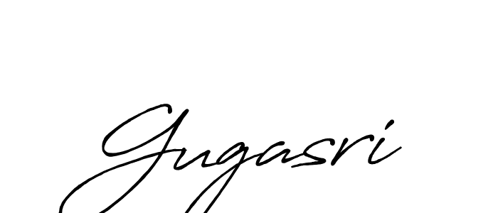 Gugasri stylish signature style. Best Handwritten Sign (Antro_Vectra_Bolder) for my name. Handwritten Signature Collection Ideas for my name Gugasri. Gugasri signature style 7 images and pictures png