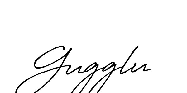 How to make Gugglu signature? Antro_Vectra_Bolder is a professional autograph style. Create handwritten signature for Gugglu name. Gugglu signature style 7 images and pictures png