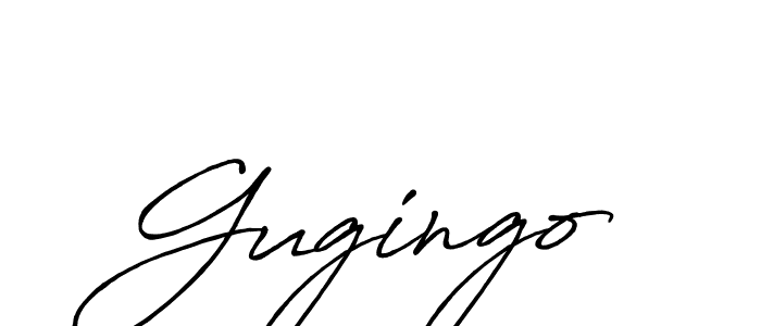 Antro_Vectra_Bolder is a professional signature style that is perfect for those who want to add a touch of class to their signature. It is also a great choice for those who want to make their signature more unique. Get Gugingo name to fancy signature for free. Gugingo signature style 7 images and pictures png
