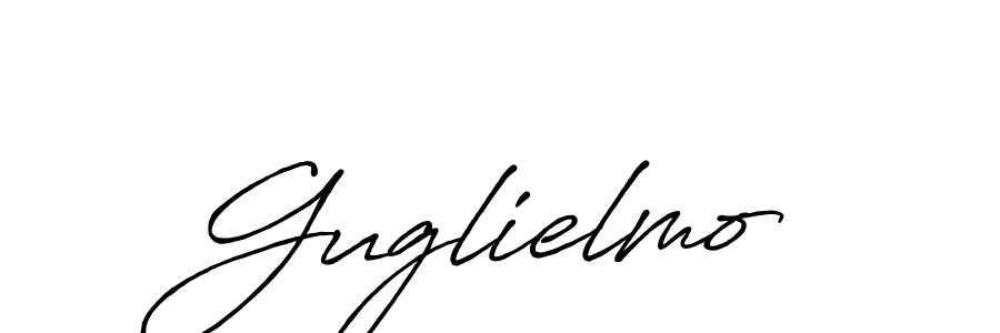 The best way (Antro_Vectra_Bolder) to make a short signature is to pick only two or three words in your name. The name Guglielmo include a total of six letters. For converting this name. Guglielmo signature style 7 images and pictures png