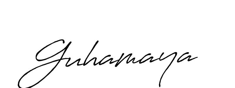 Make a beautiful signature design for name Guhamaya. Use this online signature maker to create a handwritten signature for free. Guhamaya signature style 7 images and pictures png