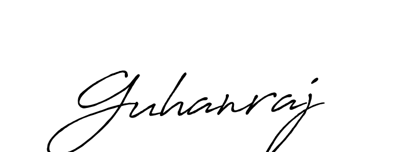 Also we have Guhanraj name is the best signature style. Create professional handwritten signature collection using Antro_Vectra_Bolder autograph style. Guhanraj signature style 7 images and pictures png