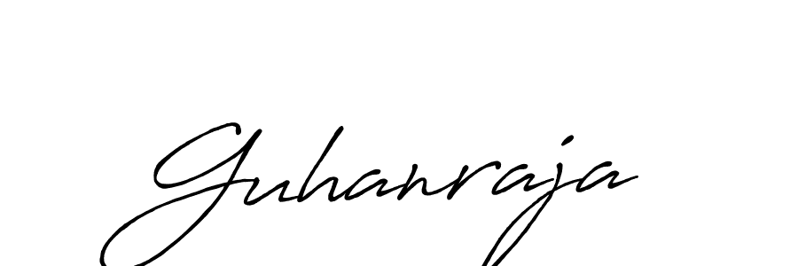 Guhanraja stylish signature style. Best Handwritten Sign (Antro_Vectra_Bolder) for my name. Handwritten Signature Collection Ideas for my name Guhanraja. Guhanraja signature style 7 images and pictures png
