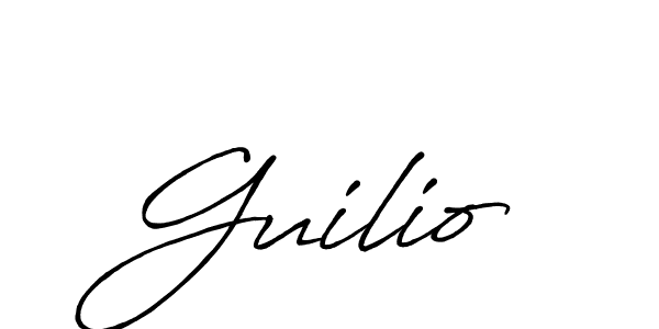 Once you've used our free online signature maker to create your best signature Antro_Vectra_Bolder style, it's time to enjoy all of the benefits that Guilio name signing documents. Guilio signature style 7 images and pictures png