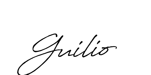 Antro_Vectra_Bolder is a professional signature style that is perfect for those who want to add a touch of class to their signature. It is also a great choice for those who want to make their signature more unique. Get Guilio name to fancy signature for free. Guilio signature style 7 images and pictures png