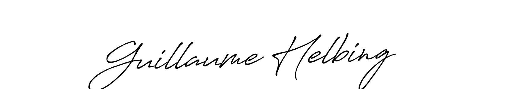 It looks lik you need a new signature style for name Guillaume Helbing. Design unique handwritten (Antro_Vectra_Bolder) signature with our free signature maker in just a few clicks. Guillaume Helbing signature style 7 images and pictures png
