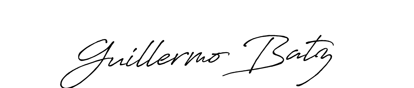 Also we have Guillermo Batz name is the best signature style. Create professional handwritten signature collection using Antro_Vectra_Bolder autograph style. Guillermo Batz signature style 7 images and pictures png