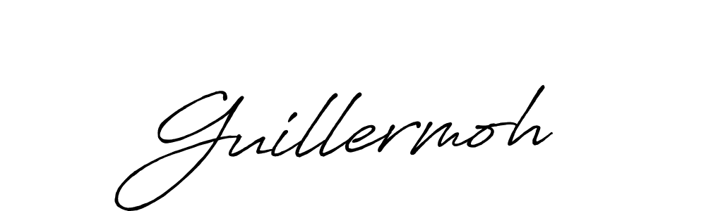 Also You can easily find your signature by using the search form. We will create Guillermoh name handwritten signature images for you free of cost using Antro_Vectra_Bolder sign style. Guillermoh signature style 7 images and pictures png