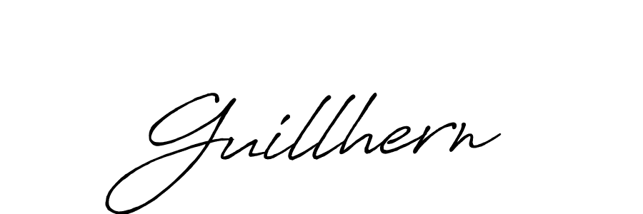How to make Guillhern signature? Antro_Vectra_Bolder is a professional autograph style. Create handwritten signature for Guillhern name. Guillhern signature style 7 images and pictures png