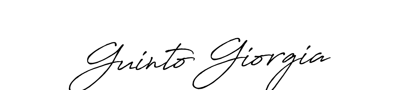 Use a signature maker to create a handwritten signature online. With this signature software, you can design (Antro_Vectra_Bolder) your own signature for name Guinto Giorgia. Guinto Giorgia signature style 7 images and pictures png