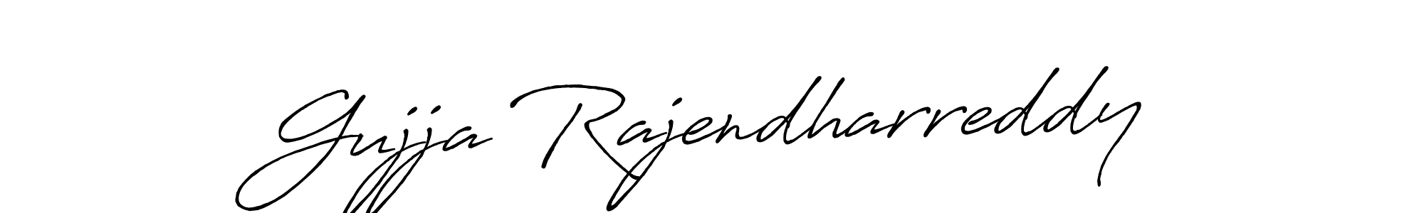 Make a beautiful signature design for name Gujja Rajendharreddy. Use this online signature maker to create a handwritten signature for free. Gujja Rajendharreddy signature style 7 images and pictures png