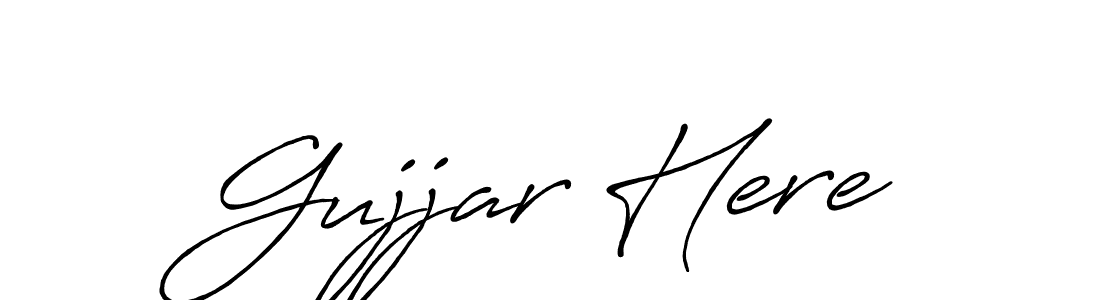 Also You can easily find your signature by using the search form. We will create Gujjar Here name handwritten signature images for you free of cost using Antro_Vectra_Bolder sign style. Gujjar Here signature style 7 images and pictures png