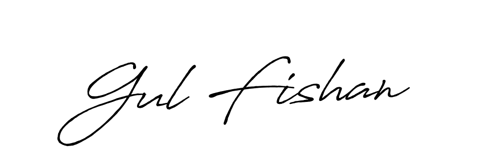 Antro_Vectra_Bolder is a professional signature style that is perfect for those who want to add a touch of class to their signature. It is also a great choice for those who want to make their signature more unique. Get Gul Fishan name to fancy signature for free. Gul Fishan signature style 7 images and pictures png