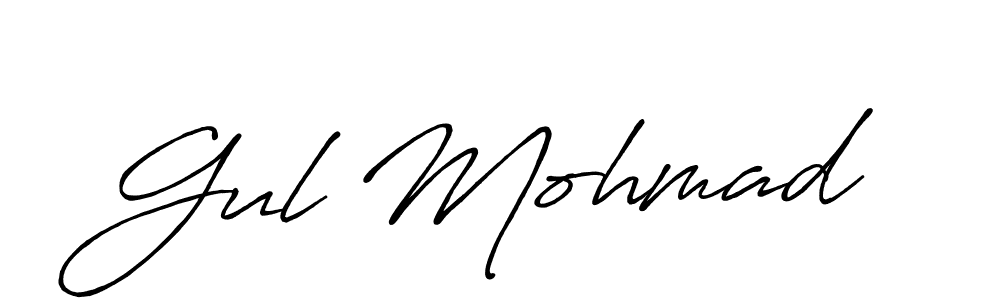 Also You can easily find your signature by using the search form. We will create Gul Mohmad name handwritten signature images for you free of cost using Antro_Vectra_Bolder sign style. Gul Mohmad signature style 7 images and pictures png