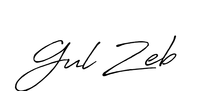 It looks lik you need a new signature style for name Gul Zeb. Design unique handwritten (Antro_Vectra_Bolder) signature with our free signature maker in just a few clicks. Gul Zeb signature style 7 images and pictures png