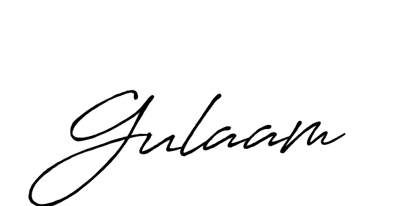Make a beautiful signature design for name Gulaam. Use this online signature maker to create a handwritten signature for free. Gulaam signature style 7 images and pictures png