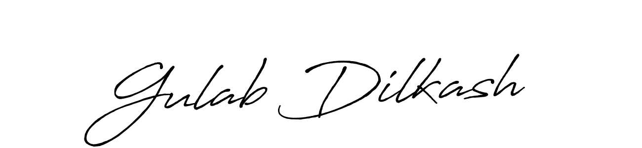 You can use this online signature creator to create a handwritten signature for the name Gulab Dilkash. This is the best online autograph maker. Gulab Dilkash signature style 7 images and pictures png