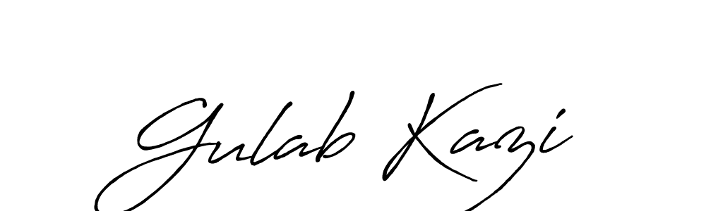 Make a beautiful signature design for name Gulab Kazi. Use this online signature maker to create a handwritten signature for free. Gulab Kazi signature style 7 images and pictures png