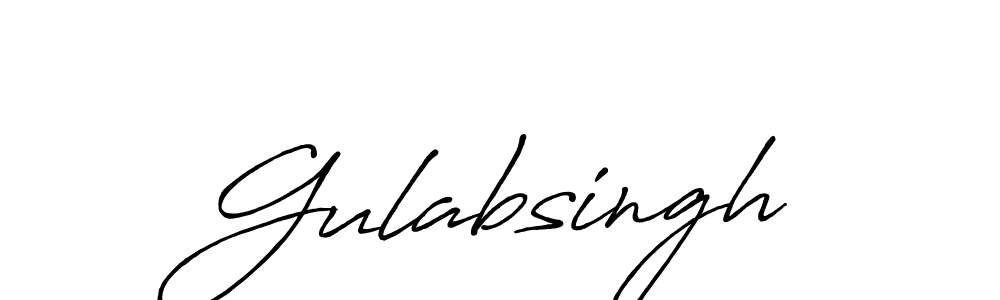 How to Draw Gulabsingh signature style? Antro_Vectra_Bolder is a latest design signature styles for name Gulabsingh. Gulabsingh signature style 7 images and pictures png