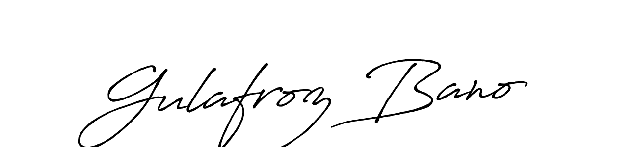 Also we have Gulafroz Bano name is the best signature style. Create professional handwritten signature collection using Antro_Vectra_Bolder autograph style. Gulafroz Bano signature style 7 images and pictures png