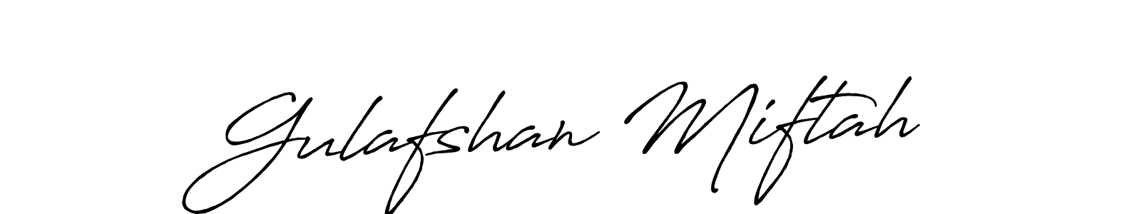 Antro_Vectra_Bolder is a professional signature style that is perfect for those who want to add a touch of class to their signature. It is also a great choice for those who want to make their signature more unique. Get Gulafshan Miftah name to fancy signature for free. Gulafshan Miftah signature style 7 images and pictures png