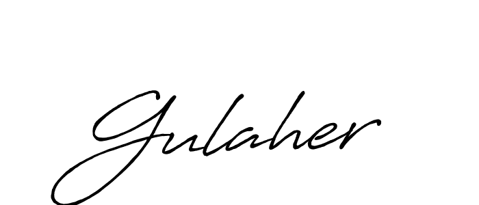 Design your own signature with our free online signature maker. With this signature software, you can create a handwritten (Antro_Vectra_Bolder) signature for name Gulaher. Gulaher signature style 7 images and pictures png