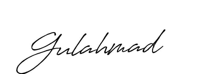 Also we have Gulahmad name is the best signature style. Create professional handwritten signature collection using Antro_Vectra_Bolder autograph style. Gulahmad signature style 7 images and pictures png