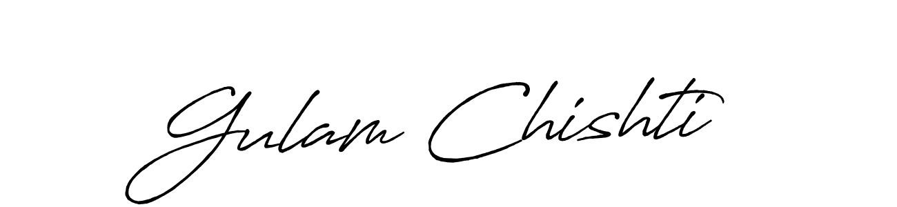 It looks lik you need a new signature style for name Gulam Chishti. Design unique handwritten (Antro_Vectra_Bolder) signature with our free signature maker in just a few clicks. Gulam Chishti signature style 7 images and pictures png