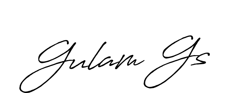 The best way (Antro_Vectra_Bolder) to make a short signature is to pick only two or three words in your name. The name Gulam Gs include a total of six letters. For converting this name. Gulam Gs signature style 7 images and pictures png