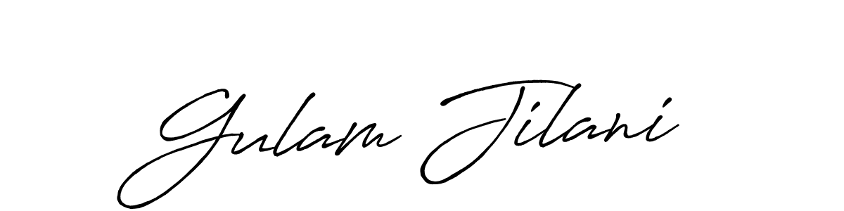 Also You can easily find your signature by using the search form. We will create Gulam Jilani name handwritten signature images for you free of cost using Antro_Vectra_Bolder sign style. Gulam Jilani signature style 7 images and pictures png