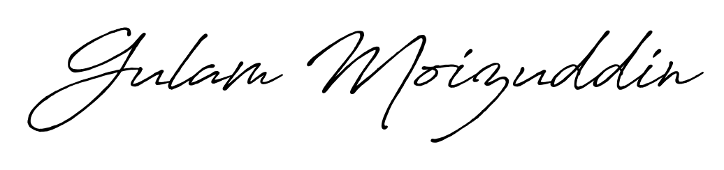 Get an exclusive digital autograph for Gulam Moizuddin. The Antro_Vectra_Bolder typeface captures the charm of real penmanship on paper. Gulam Moizuddin signature style 7 images and pictures png