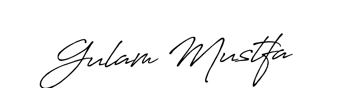 if you are searching for the best signature style for your name Gulam Mustfa. so please give up your signature search. here we have designed multiple signature styles  using Antro_Vectra_Bolder. Gulam Mustfa signature style 7 images and pictures png