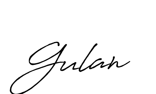 if you are searching for the best signature style for your name Gulan. so please give up your signature search. here we have designed multiple signature styles  using Antro_Vectra_Bolder. Gulan signature style 7 images and pictures png