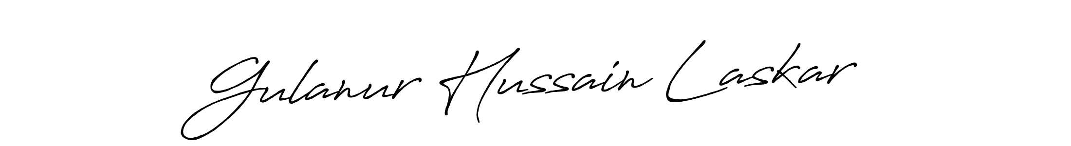 Use a signature maker to create a handwritten signature online. With this signature software, you can design (Antro_Vectra_Bolder) your own signature for name Gulanur Hussain Laskar. Gulanur Hussain Laskar signature style 7 images and pictures png