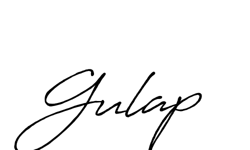 The best way (Antro_Vectra_Bolder) to make a short signature is to pick only two or three words in your name. The name Gulap include a total of six letters. For converting this name. Gulap signature style 7 images and pictures png