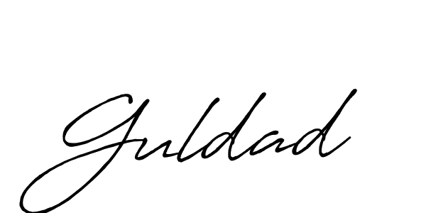 Use a signature maker to create a handwritten signature online. With this signature software, you can design (Antro_Vectra_Bolder) your own signature for name Guldad. Guldad signature style 7 images and pictures png