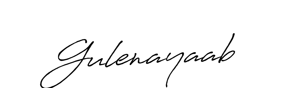 You should practise on your own different ways (Antro_Vectra_Bolder) to write your name (Gulenayaab) in signature. don't let someone else do it for you. Gulenayaab signature style 7 images and pictures png