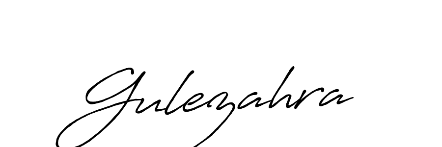 How to make Gulezahra signature? Antro_Vectra_Bolder is a professional autograph style. Create handwritten signature for Gulezahra name. Gulezahra signature style 7 images and pictures png