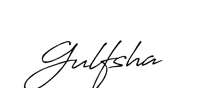 if you are searching for the best signature style for your name Gulfsha. so please give up your signature search. here we have designed multiple signature styles  using Antro_Vectra_Bolder. Gulfsha signature style 7 images and pictures png