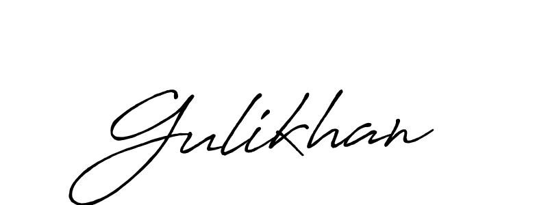 Also You can easily find your signature by using the search form. We will create Gulikhan name handwritten signature images for you free of cost using Antro_Vectra_Bolder sign style. Gulikhan signature style 7 images and pictures png