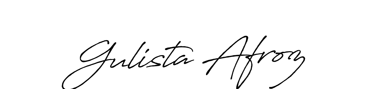 Also You can easily find your signature by using the search form. We will create Gulista Afroz name handwritten signature images for you free of cost using Antro_Vectra_Bolder sign style. Gulista Afroz signature style 7 images and pictures png