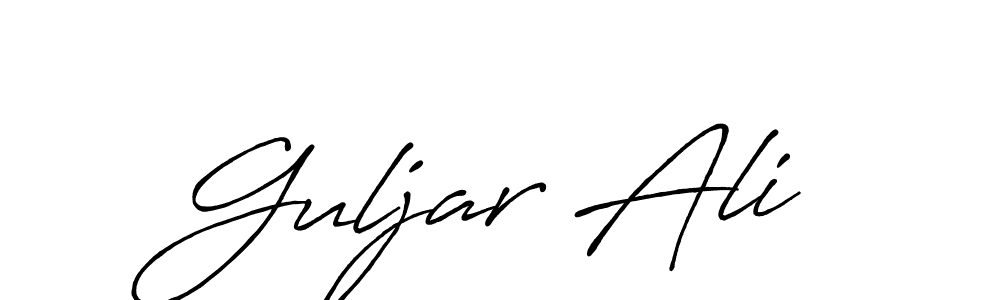 Also You can easily find your signature by using the search form. We will create Guljar Ali name handwritten signature images for you free of cost using Antro_Vectra_Bolder sign style. Guljar Ali signature style 7 images and pictures png