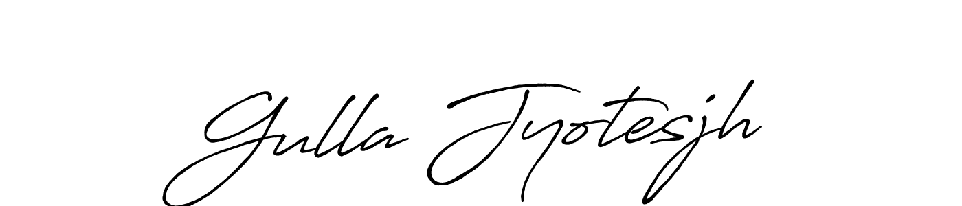 Gulla Jyotesjh stylish signature style. Best Handwritten Sign (Antro_Vectra_Bolder) for my name. Handwritten Signature Collection Ideas for my name Gulla Jyotesjh. Gulla Jyotesjh signature style 7 images and pictures png