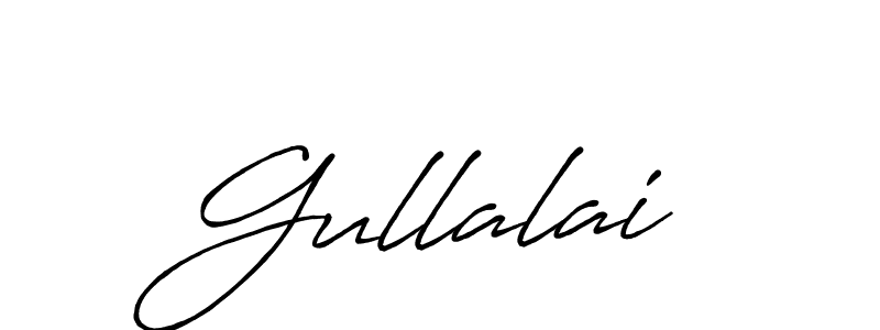 Use a signature maker to create a handwritten signature online. With this signature software, you can design (Antro_Vectra_Bolder) your own signature for name Gullalai. Gullalai signature style 7 images and pictures png