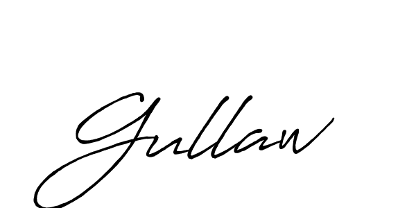 Design your own signature with our free online signature maker. With this signature software, you can create a handwritten (Antro_Vectra_Bolder) signature for name Gullaw. Gullaw signature style 7 images and pictures png