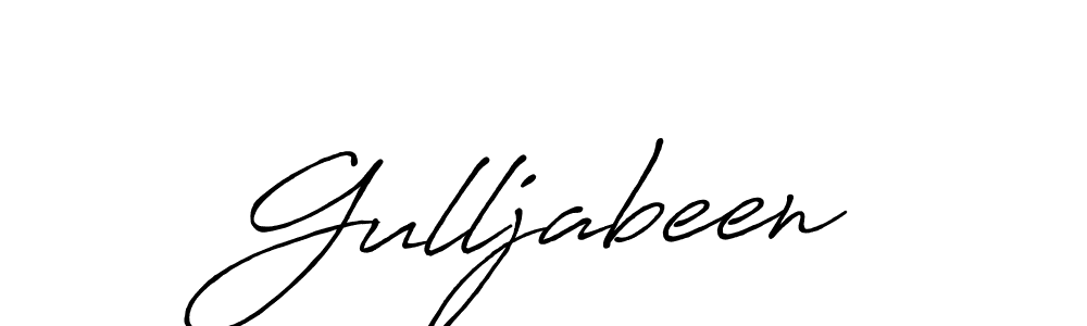 Also we have Gulljabeen name is the best signature style. Create professional handwritten signature collection using Antro_Vectra_Bolder autograph style. Gulljabeen signature style 7 images and pictures png