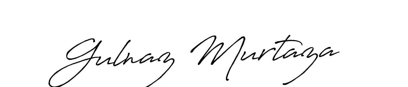 How to make Gulnaz Murtaza signature? Antro_Vectra_Bolder is a professional autograph style. Create handwritten signature for Gulnaz Murtaza name. Gulnaz Murtaza signature style 7 images and pictures png