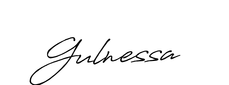 Make a beautiful signature design for name Gulnessa. Use this online signature maker to create a handwritten signature for free. Gulnessa signature style 7 images and pictures png