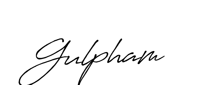 Once you've used our free online signature maker to create your best signature Antro_Vectra_Bolder style, it's time to enjoy all of the benefits that Gulpham name signing documents. Gulpham signature style 7 images and pictures png