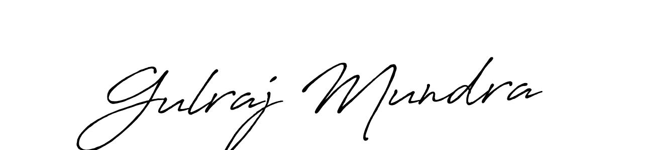 The best way (Antro_Vectra_Bolder) to make a short signature is to pick only two or three words in your name. The name Gulraj Mundra include a total of six letters. For converting this name. Gulraj Mundra signature style 7 images and pictures png